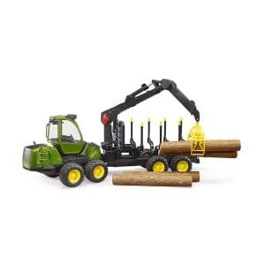 JOHN DEERE šumski traktor s kranom BRUDER U02133 igračka