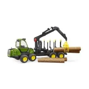 JOHN DEERE šumski traktor s kranom BRUDER U02133 igračka
