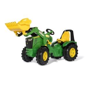 JOHN DEERE 8400R X-TRAC s utovarivačem ROLLY TOYS 651047 igračka na pedale