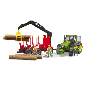 JOHN DEERE 7930 + prikolica i 4 debla BRUDER U03054 igračka